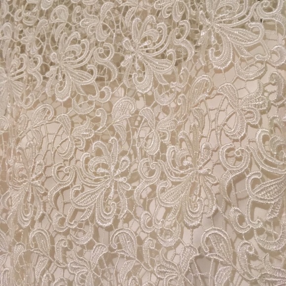 Brand new Adrianna Papell white lace dress - Picture 3 of 6